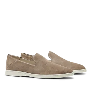 Brown Tabac Suede Leather Vice Loafers