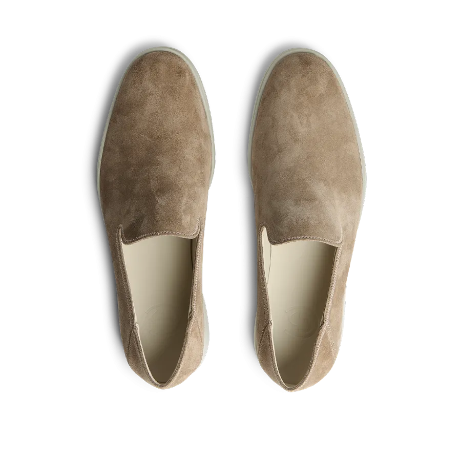 Brown Tabac Suede Leather Vice Loafers