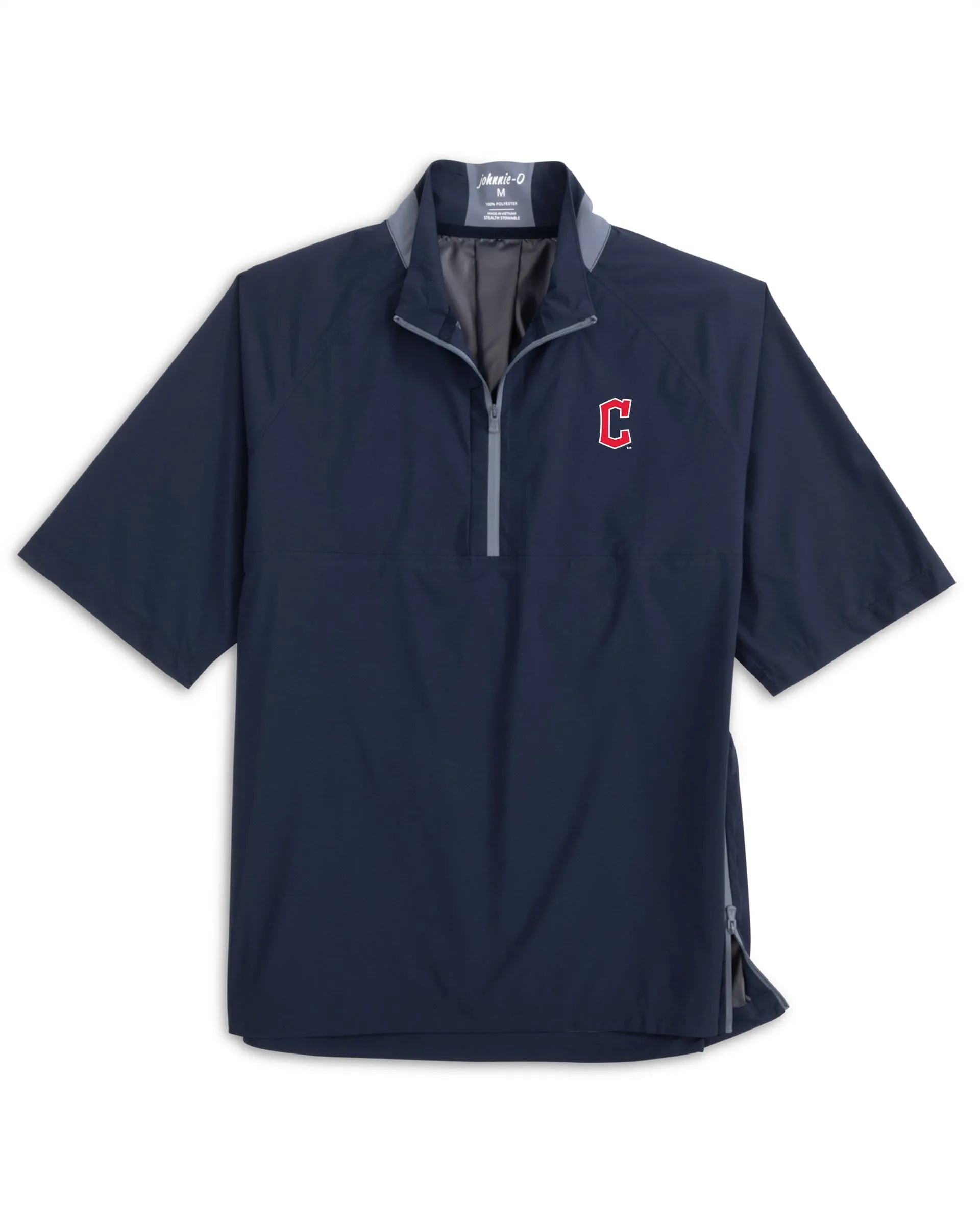 Cleveland Guardians Stealth Stowable Short Sleeve Rain Jacket