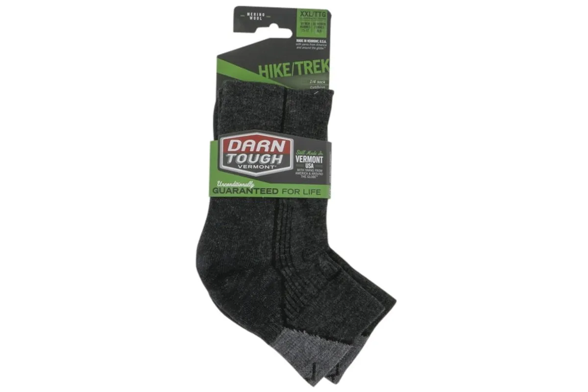 Darn Tough Hiker 1/4 Sock Black