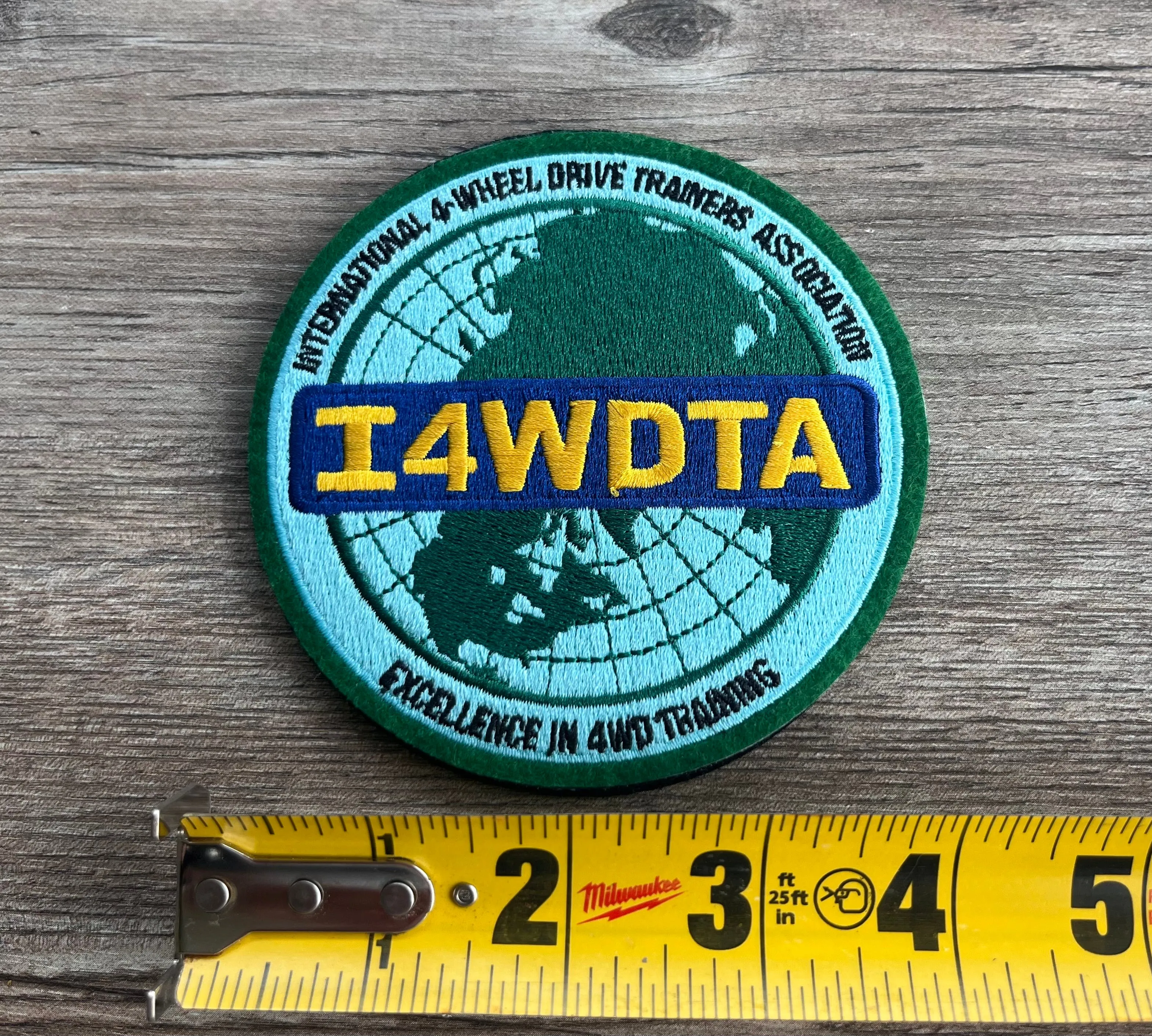 I4WDTA Embroidered Velcro Morale Patch