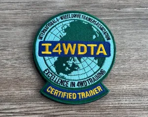 I4WDTA Velcro Backed Embroidered Morale Patch (CERTIFIED TRAINERS ONLY)