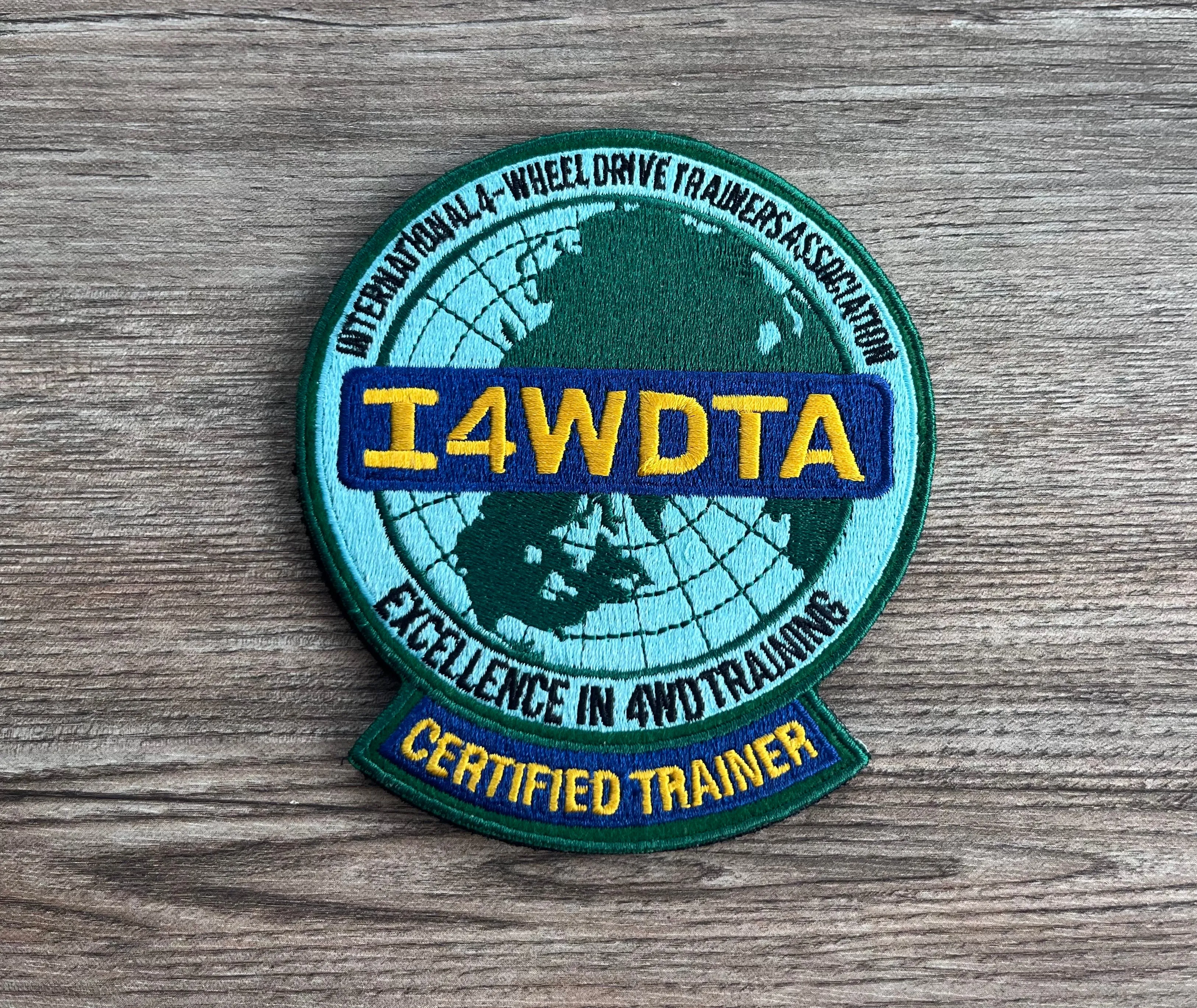 I4WDTA Velcro Backed Embroidered Morale Patch (CERTIFIED TRAINERS ONLY)