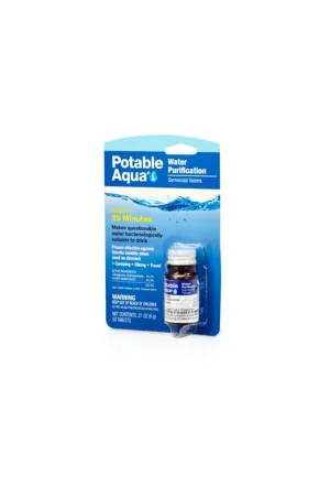 Potable Aqua Drinking Water Germicidal Tablets