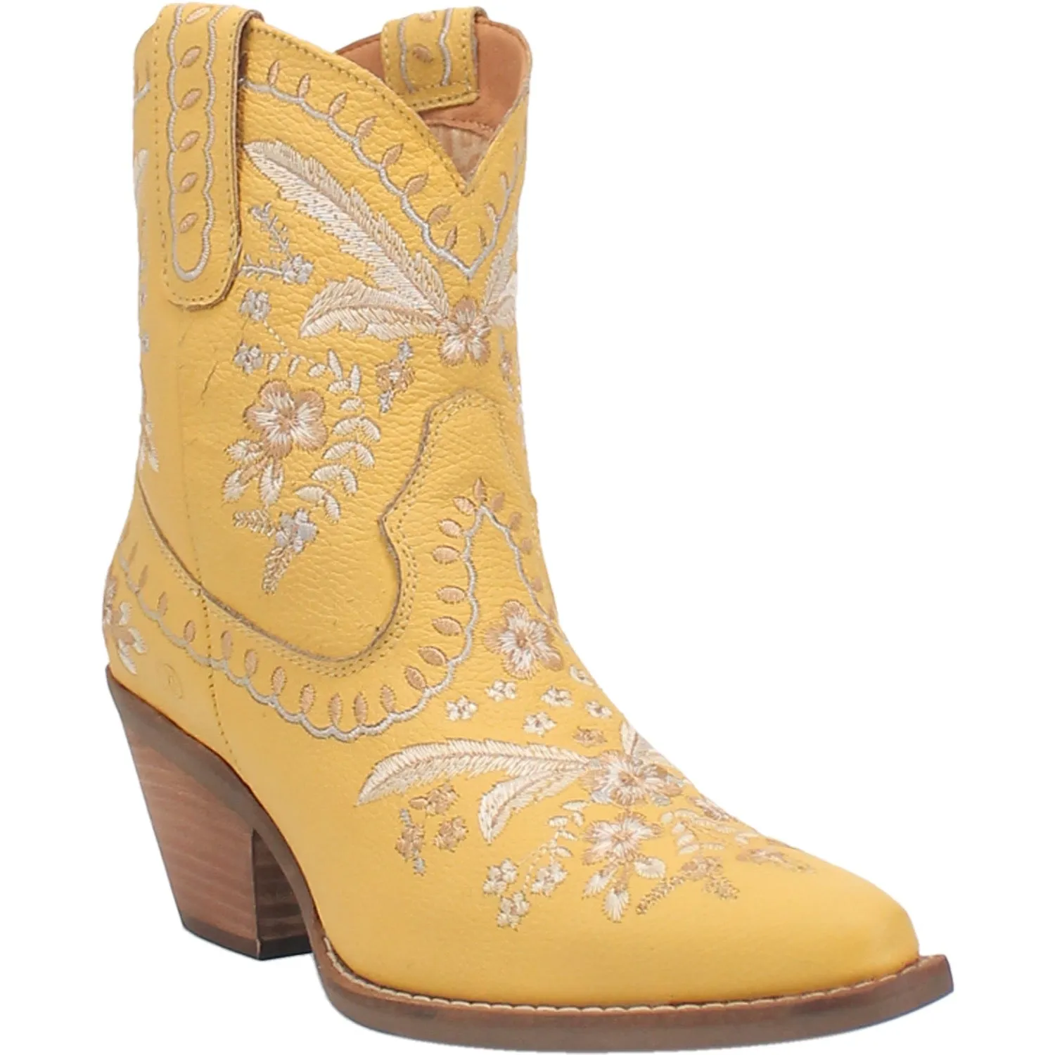 #PRIMROSE LEATHER BOOTIE