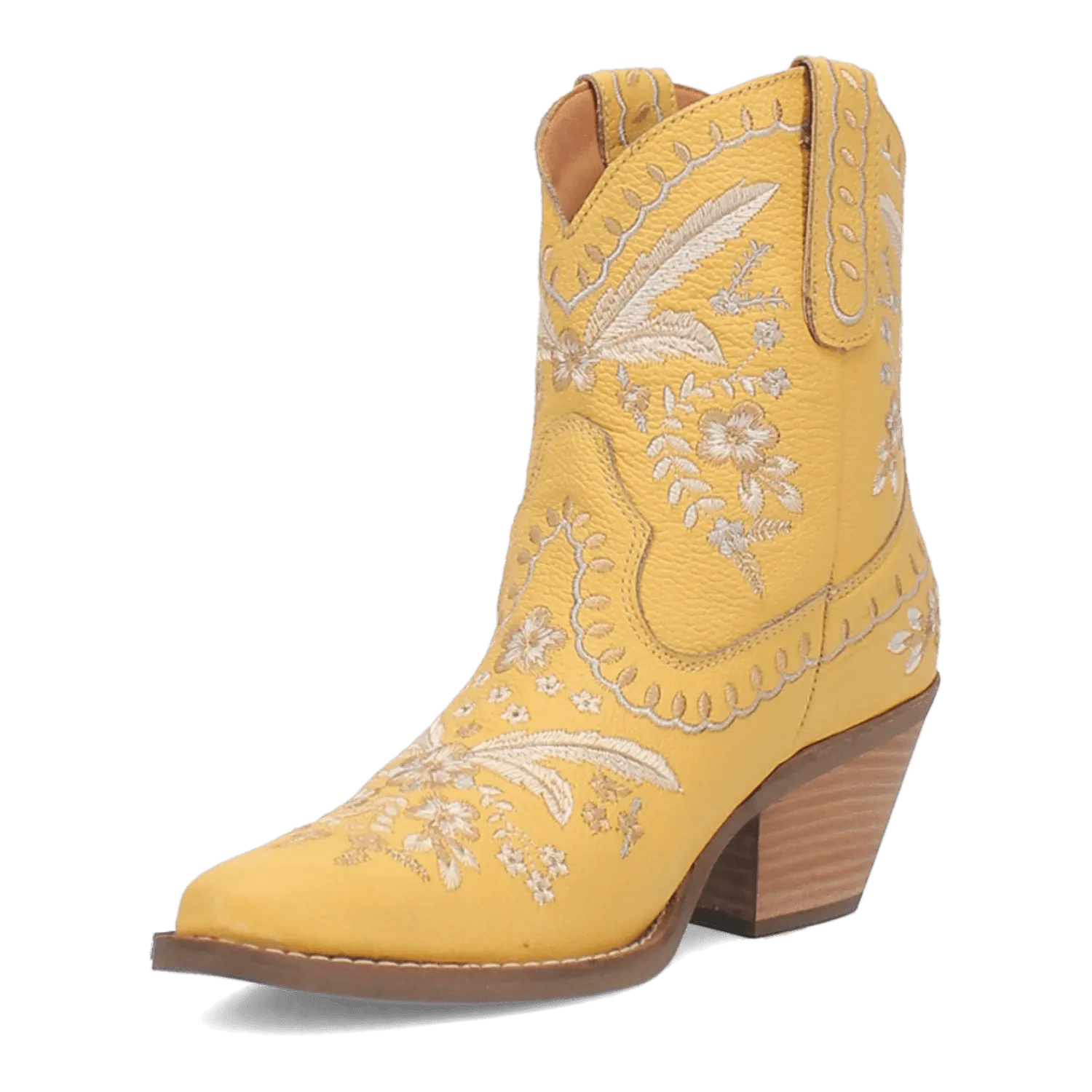 #PRIMROSE LEATHER BOOTIE