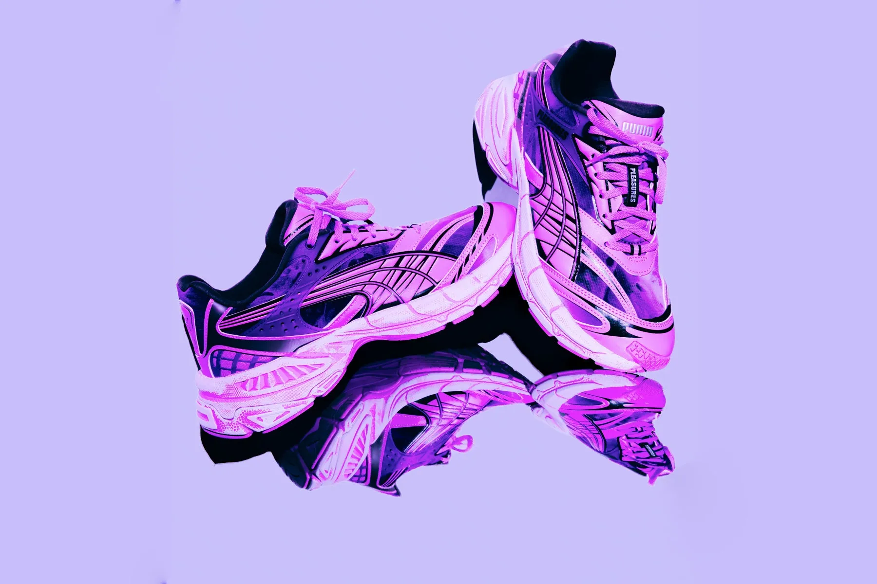 Puma x Pleasures Velophasis Overdyed - Grape Wine/Mauve Pop