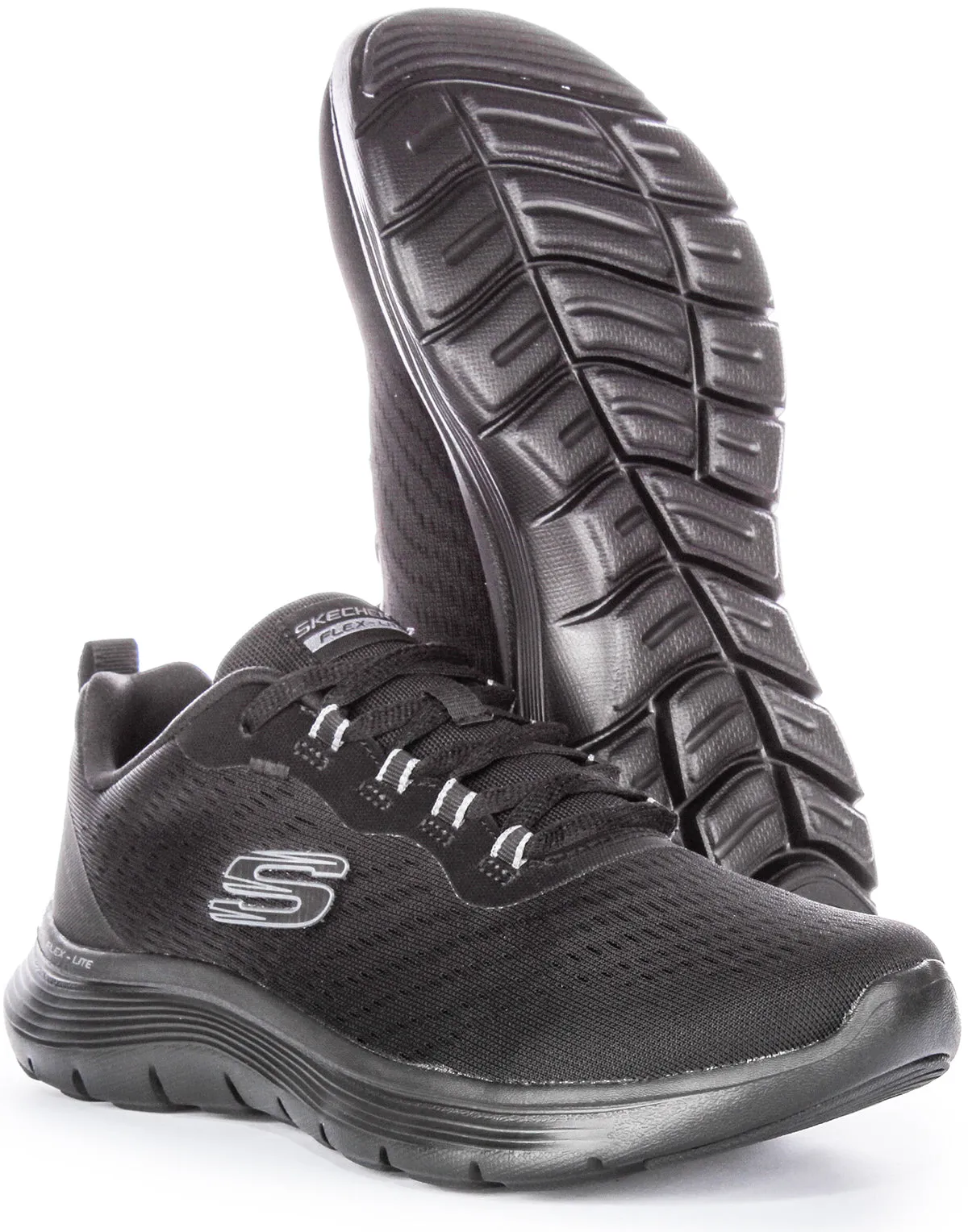 Skechers Flex Appeal 5.0 In Black Black For Women