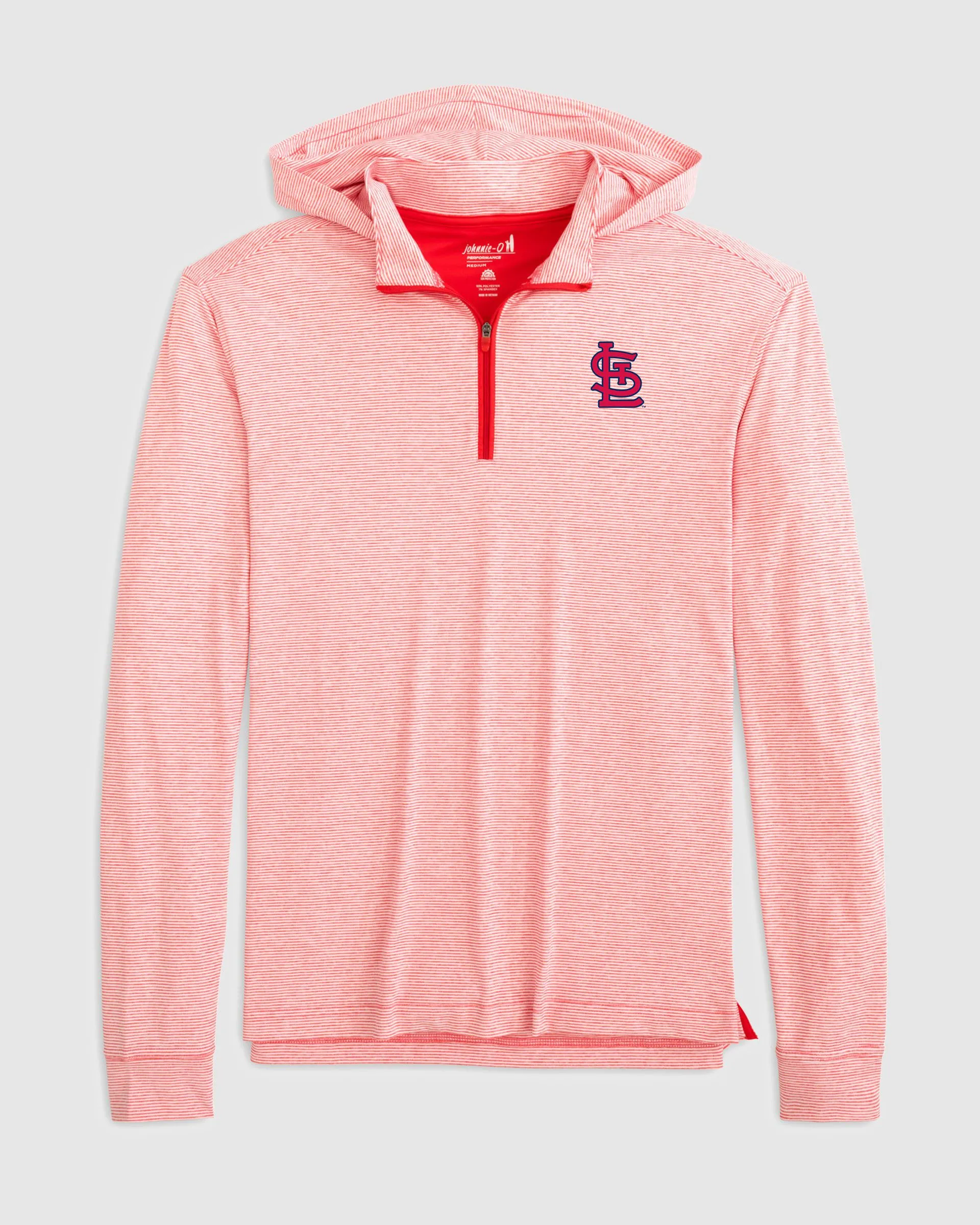 St. Louis Cardinals Hybrid Performance 1/4 Zip Hoodie