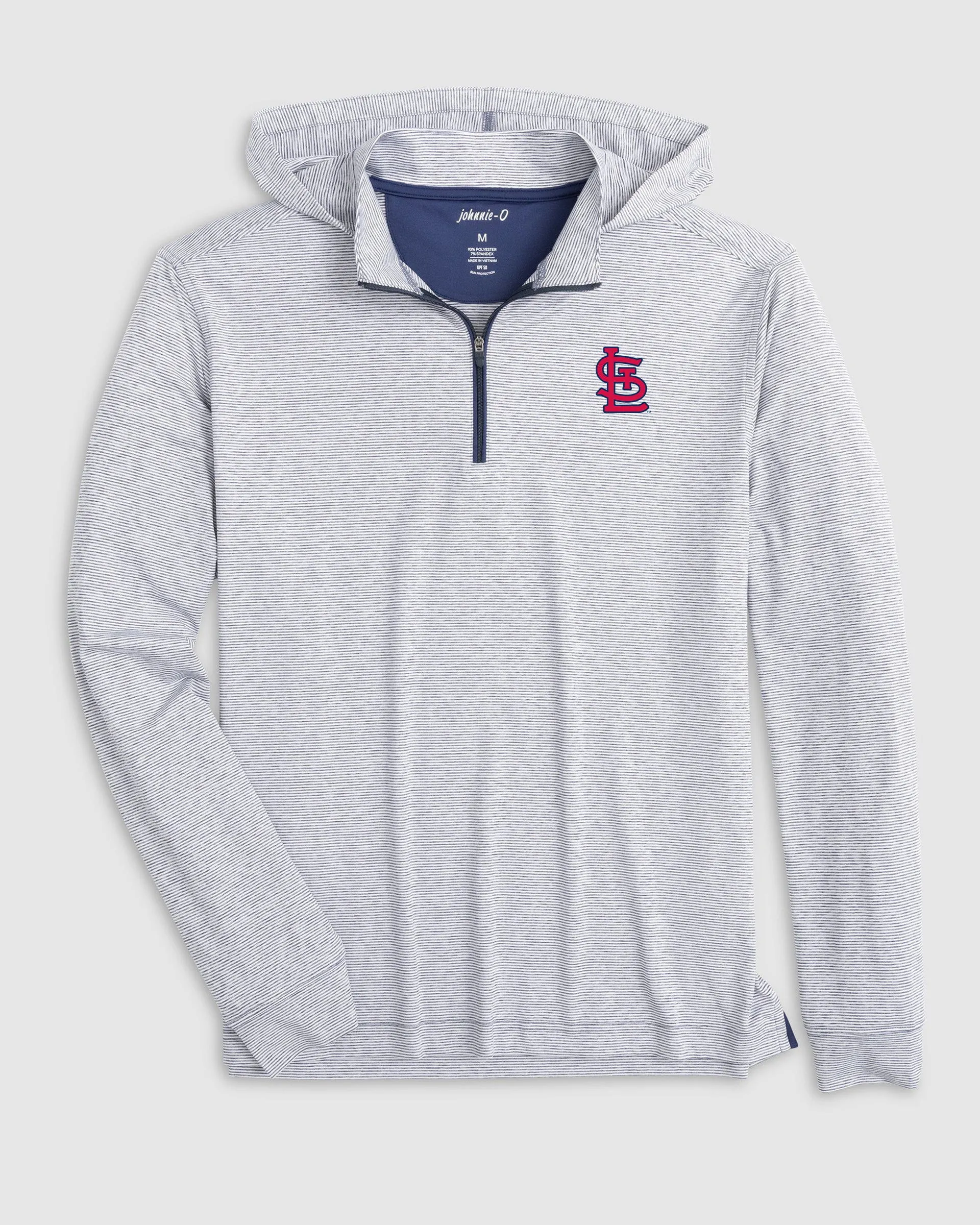 St. Louis Cardinals Hybrid Performance 1/4 Zip Hoodie