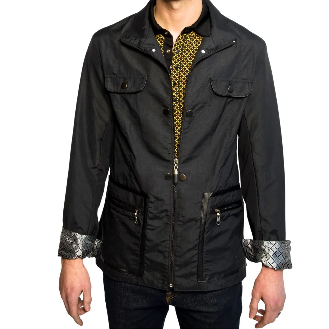 Ultra-Lightweight Black Jacket: Must-Have for Men on-the-Go